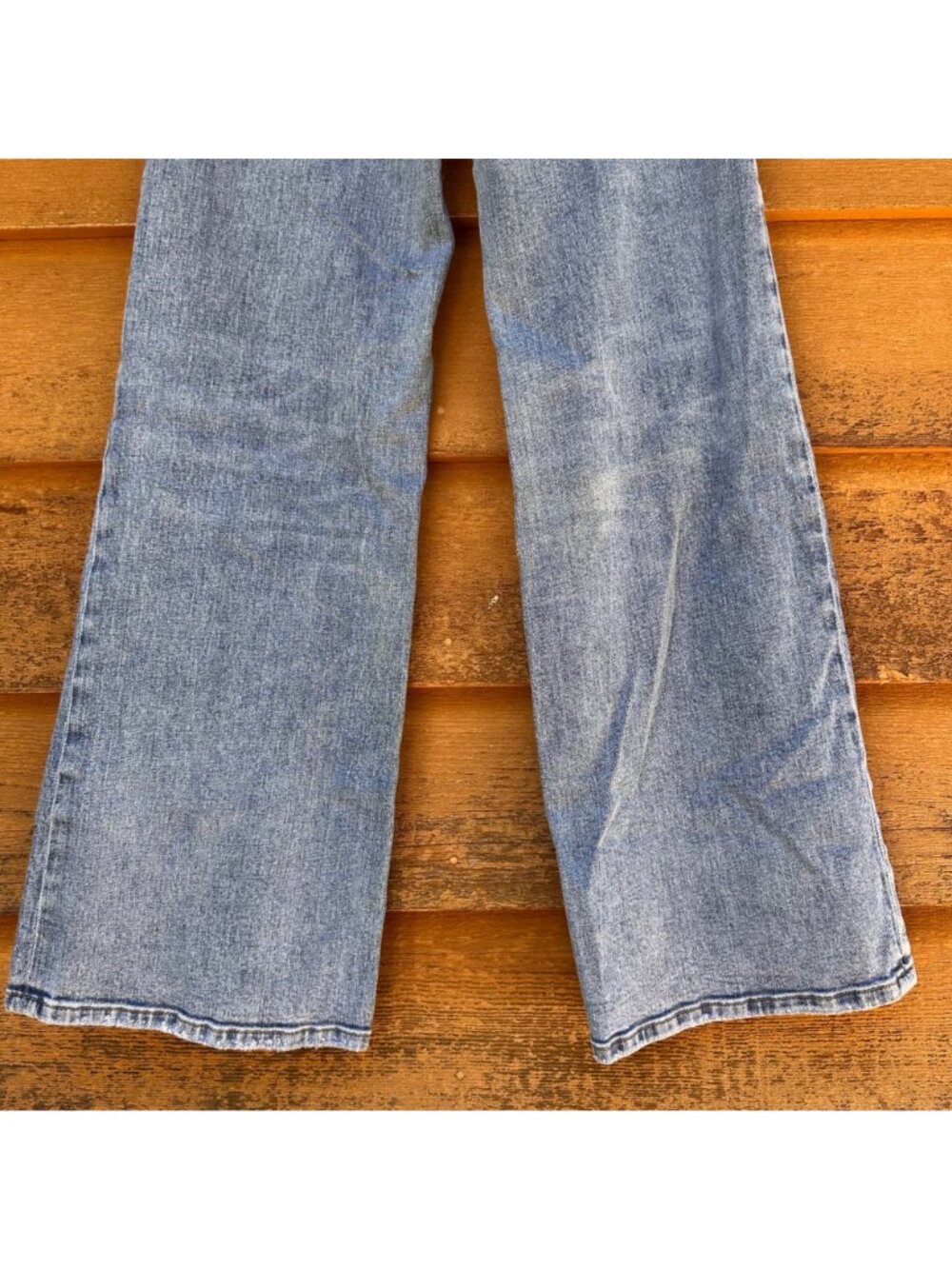 Edyson Womens Flare-Leg Denim Jeans Size 24 Blue 99% Cotton 1% Spandex Made In - Picture 10 of 13